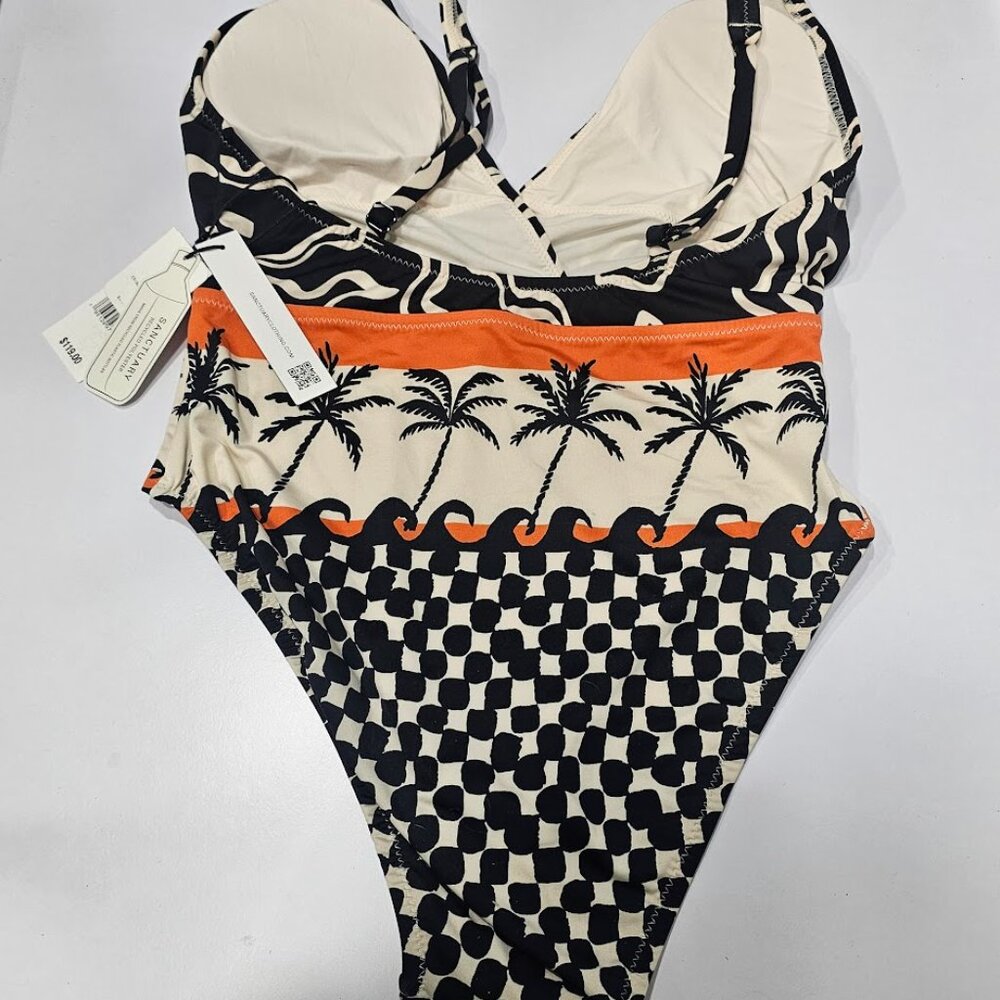 Sanctuary Beach Conversations Plunge Mio One-Piece Swimsuit - Picture 7 of 10